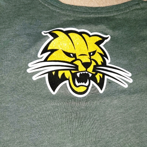 Ohio Bobcats Women's V Neck Short Sleeved T-Shirt 553 - Picture 6 of 7